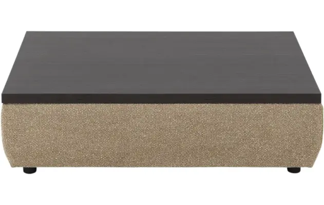 Goossens hocker lago bruin stof - 8252196-{merk}-lago-hocker-stof-01